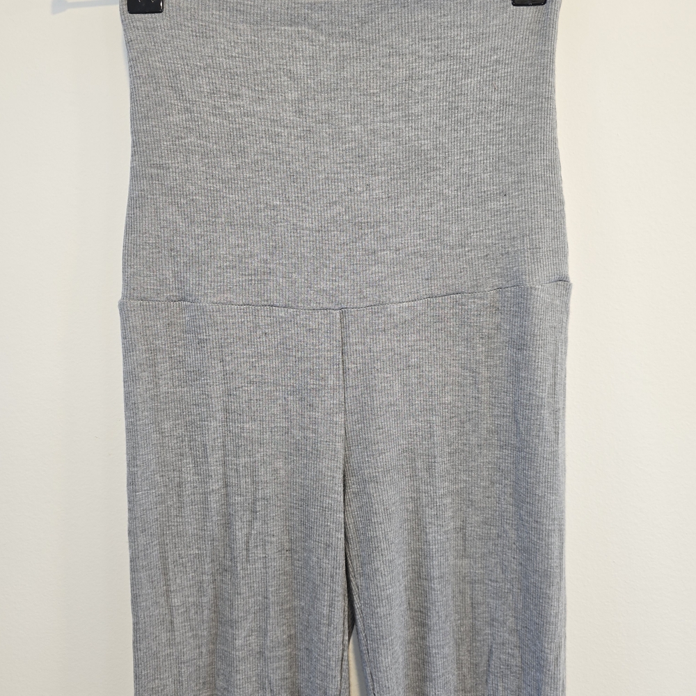 SKIMS Heather Gray Ribbed Lounge Pants Size Xs Nwot - Picture 3 of 7